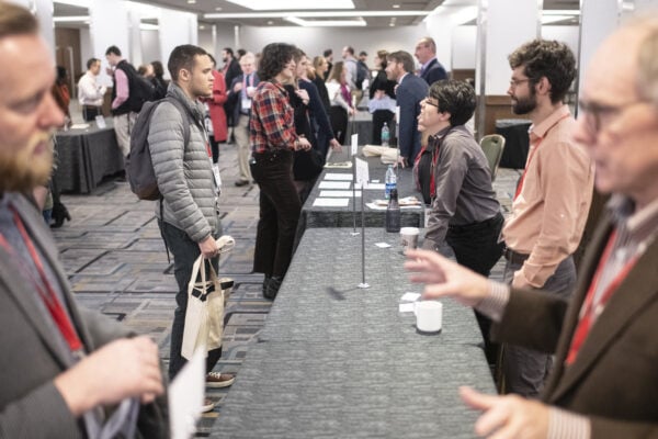 The seventh annual Career Fair at the AHA annual meeting reflected continued interest in career diversity. Marc Monaghan